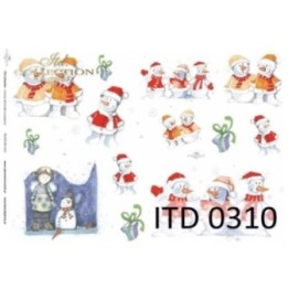 Decoupagepapier ITD D0310M