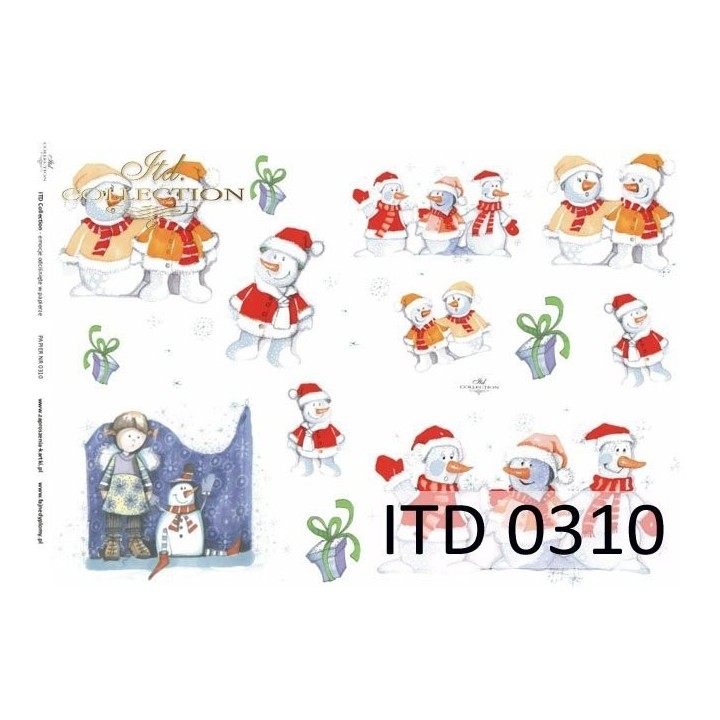 Decoupagepapier ITD D0310M