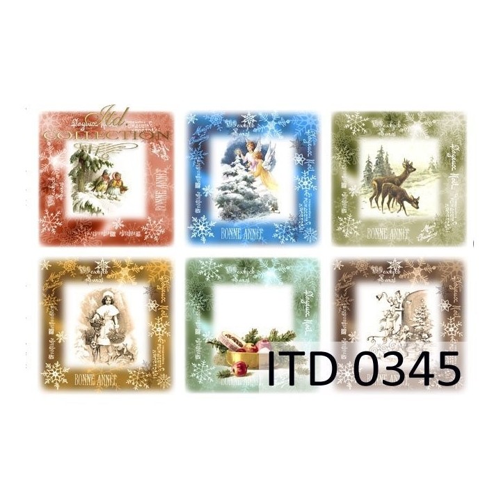 Decoupagepapier ITD D0345M