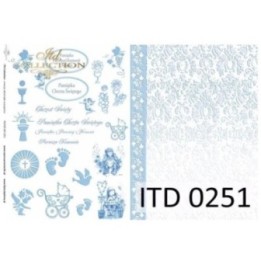 Decoupagepapier ITD D0251M
