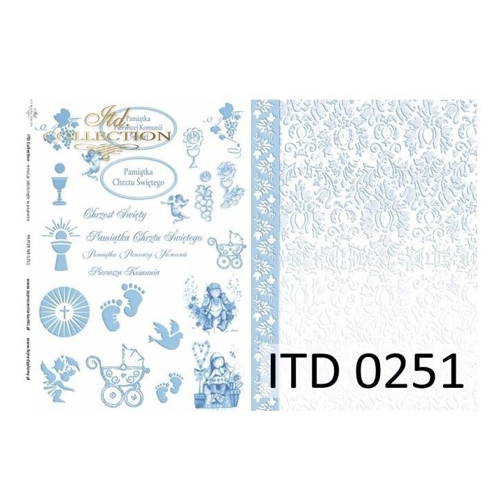 Decoupagepapier ITD D0251M
