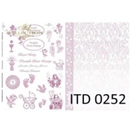 Decoupagepapier ITD D0252M