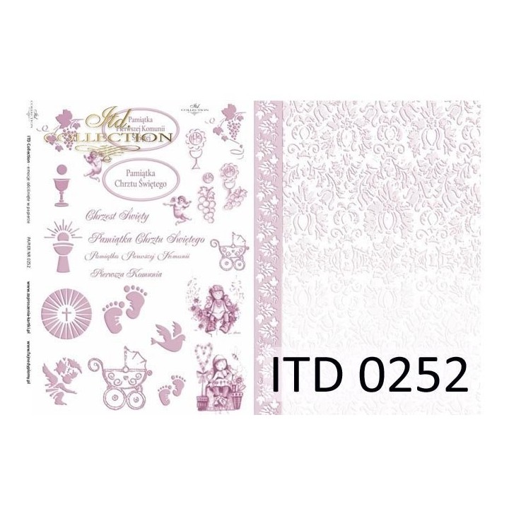 Decoupagepapier ITD D0252M