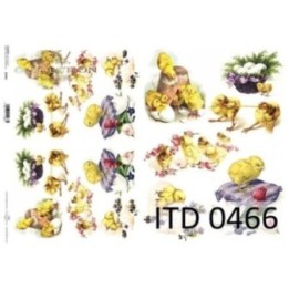 Decoupagepapier ITD D0466M
