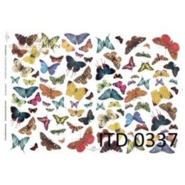 Decoupagepapier ITD D0337M