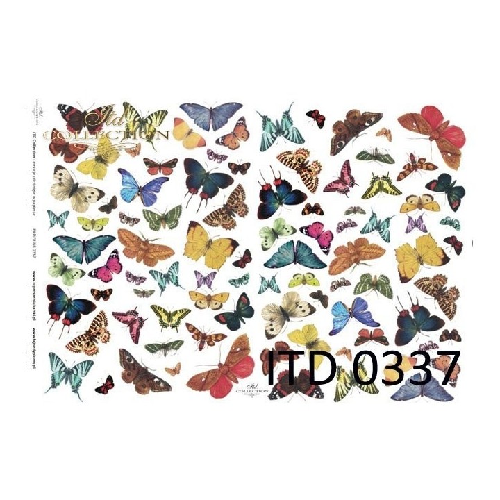 Decoupagepapier ITD D0337M