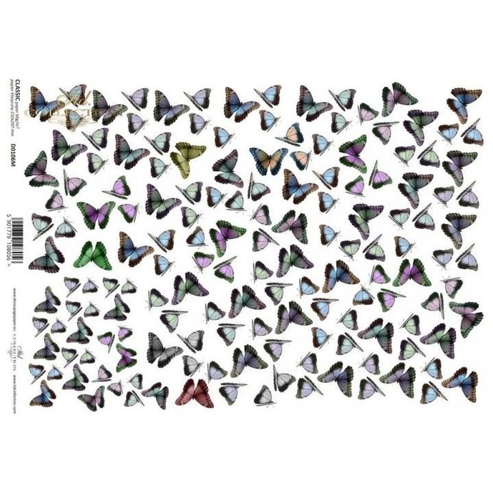 Decoupagepapier ITD D0106M