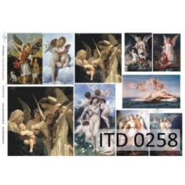 Decoupagepapier ITD D0258M