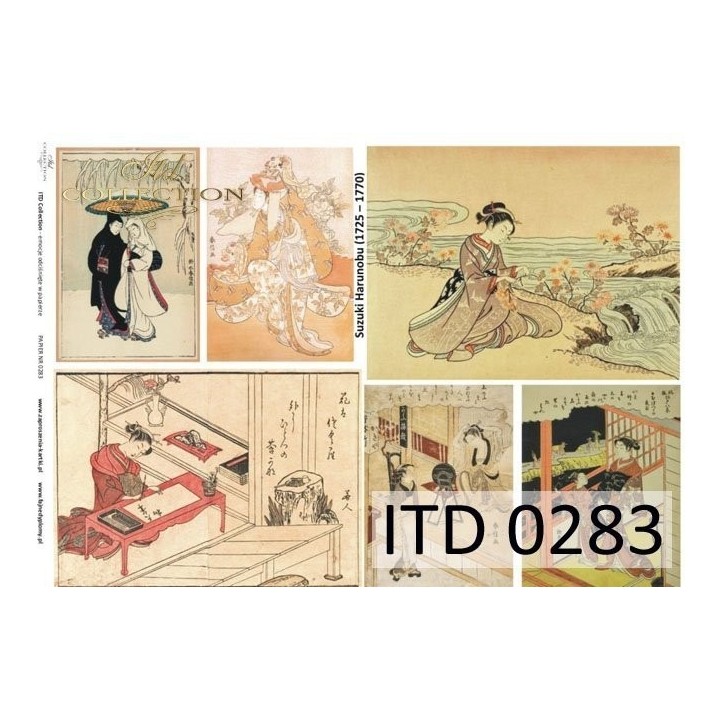 Decoupagepapier ITD D0283M