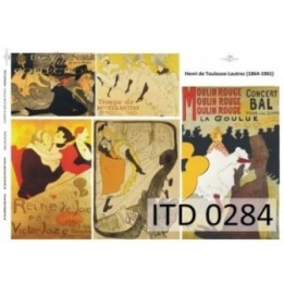 Decoupagepapier ITD D0284M