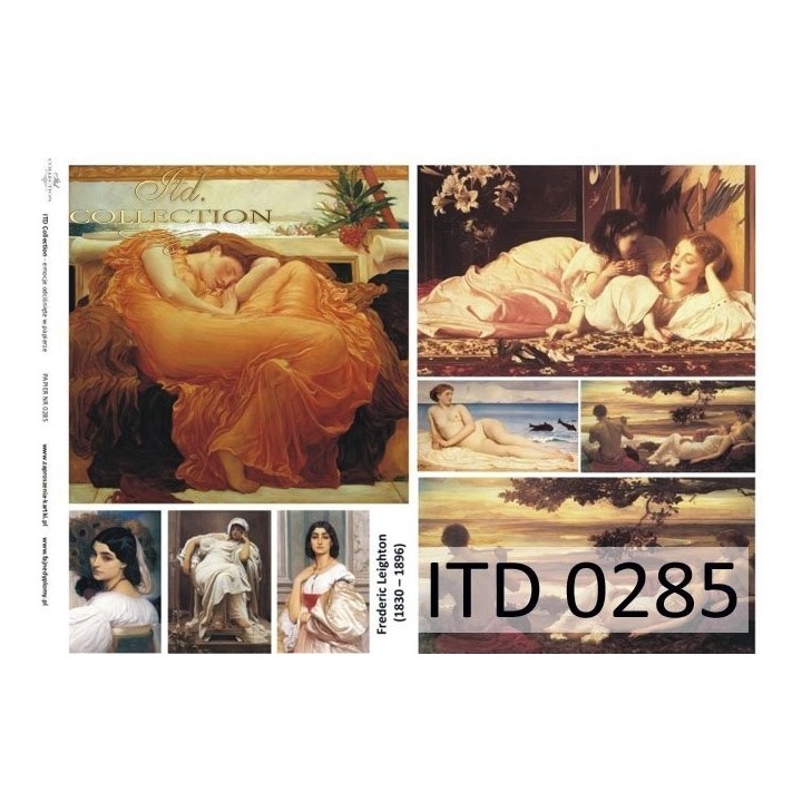Decoupagepapier ITD D0285M