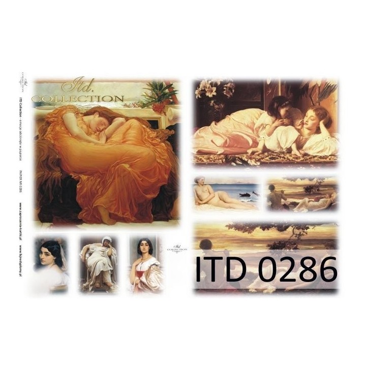 Decoupagepapier ITD D0286M