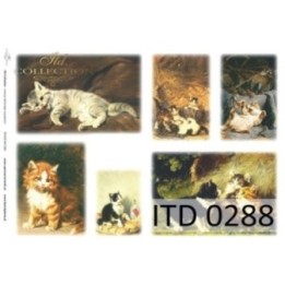 Decoupagepapier ITD D0288M
