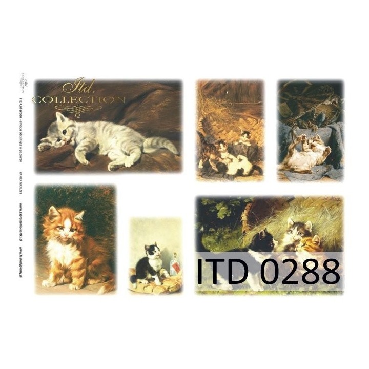 Decoupagepapier ITD D0288M