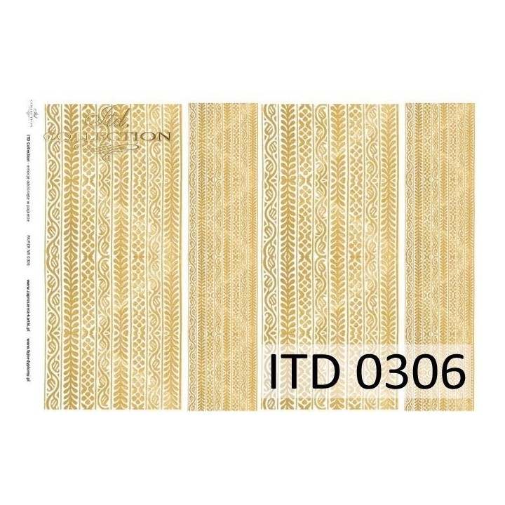 Decoupagepapier ITD D0306M