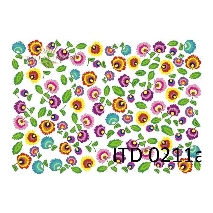 Decoupagepapier ITD D0211M