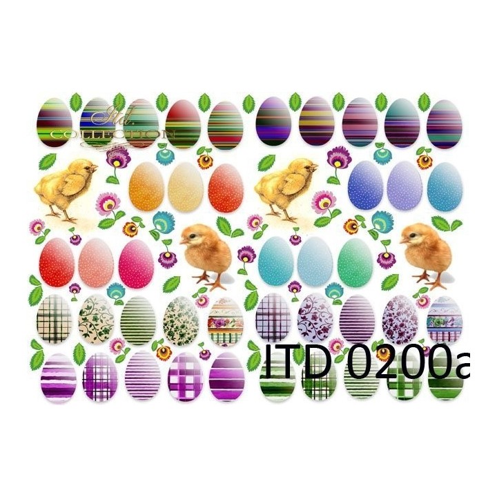 Decoupagepapier ITD D0200M