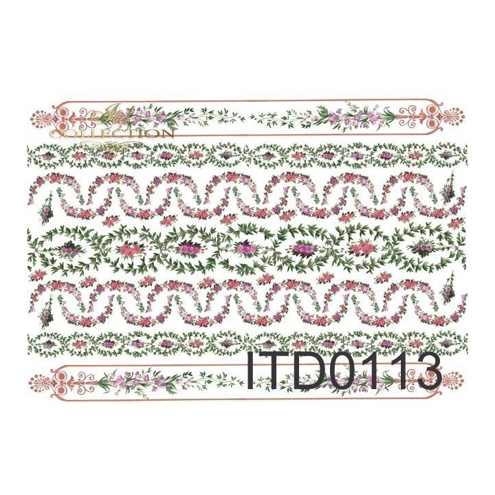 Decoupagepapier ITD D0113M