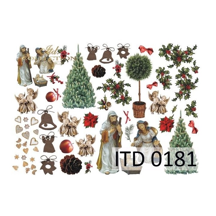 Decoupagepapier ITD D0181M