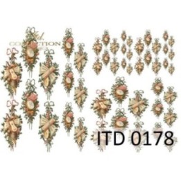 Decoupagepapier ITD D0178M