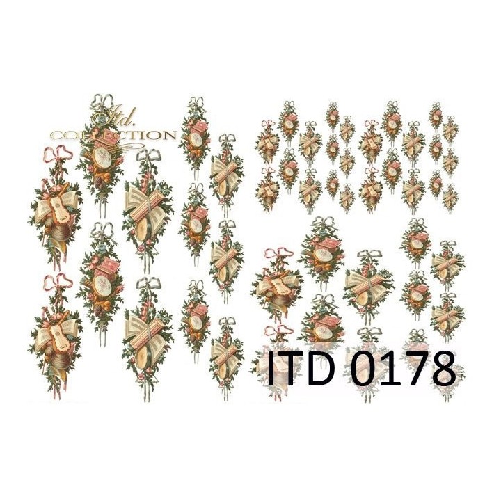 Decoupagepapier ITD D0178M