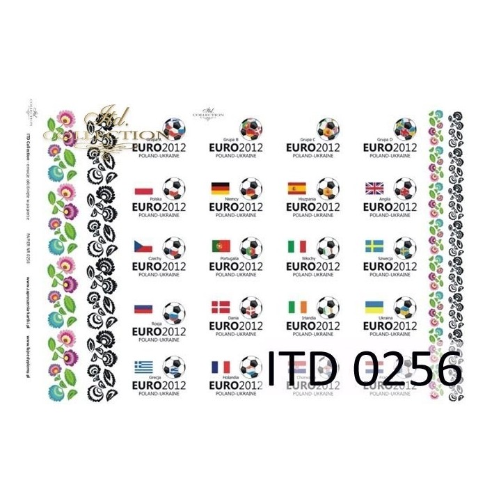 Decoupagepapier ITD D0256M