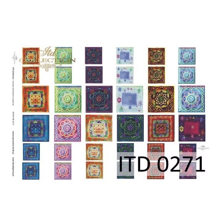 Decoupagepapier ITD D0271M