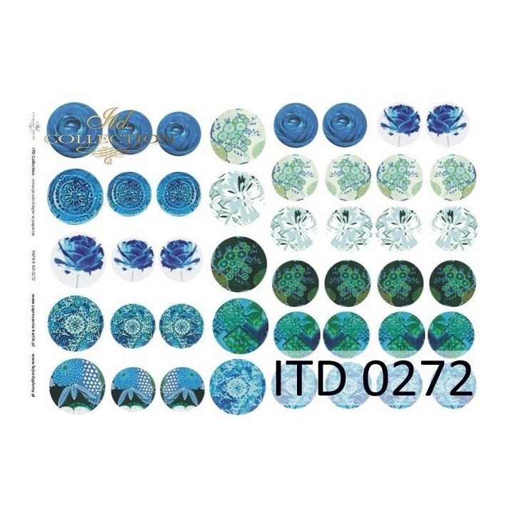 Decoupagepapier ITD D0272M