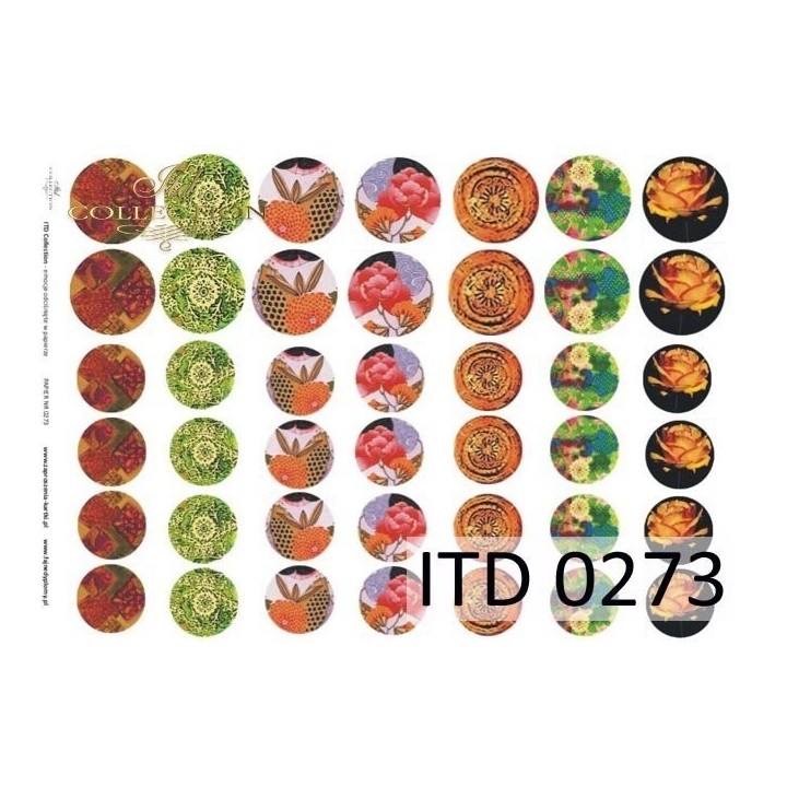 Decoupagepapier ITD D0273M