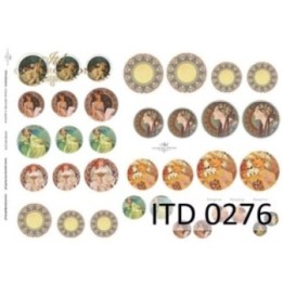Decoupagepapier ITD D0276M