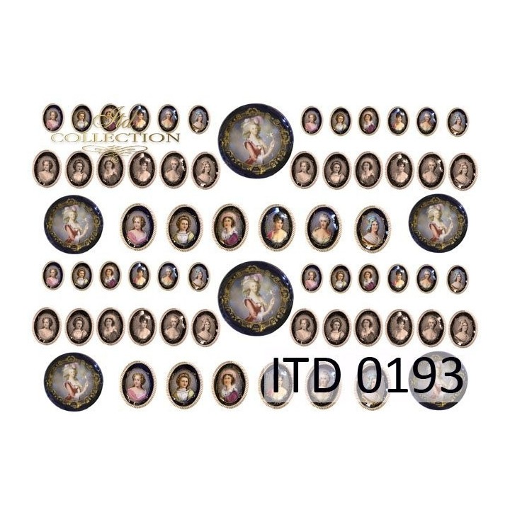Decoupagepapier ITD D0193M