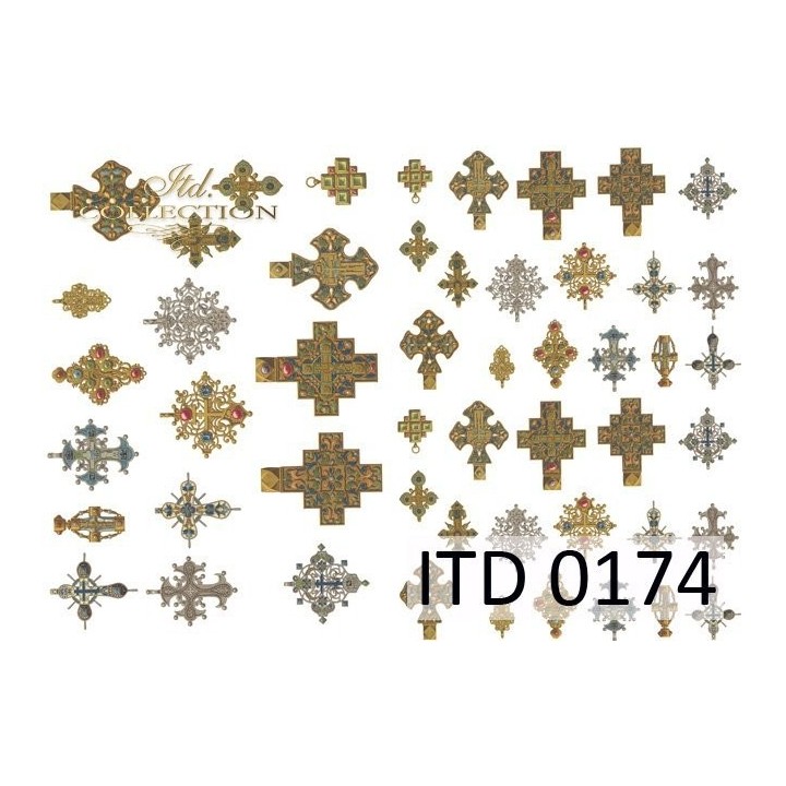 Decoupagepapier ITD D0174M