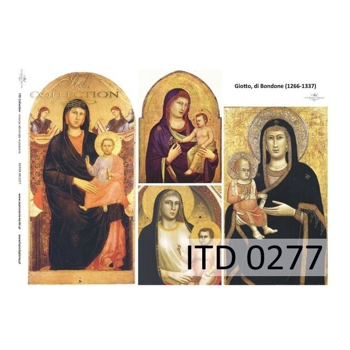 Decoupagepapier ITD D0277M