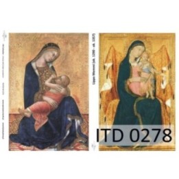 Decoupagepapier ITD D0278M