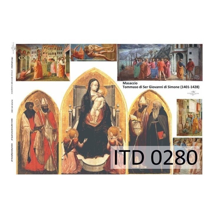 Decoupagepapier ITD D0280M