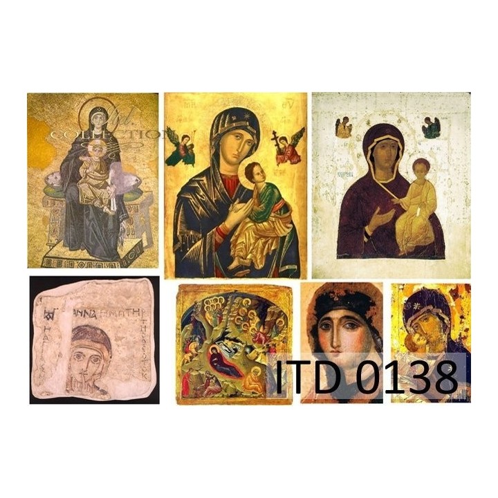 Decoupagepapier ITD D0138M