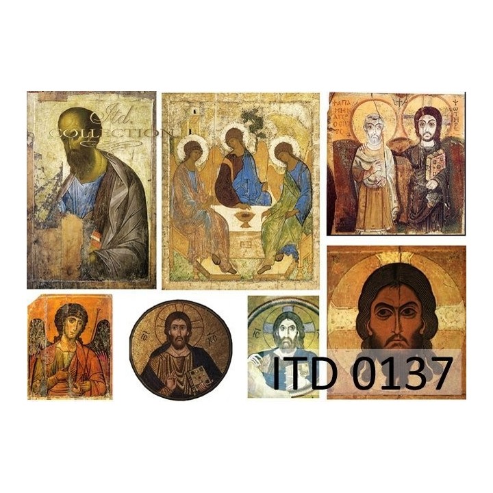 Decoupagepapier ITD D0137M