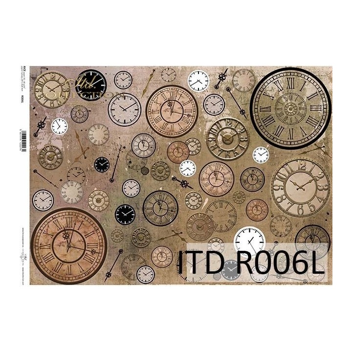 Rijstpapier R0006L Steampunk