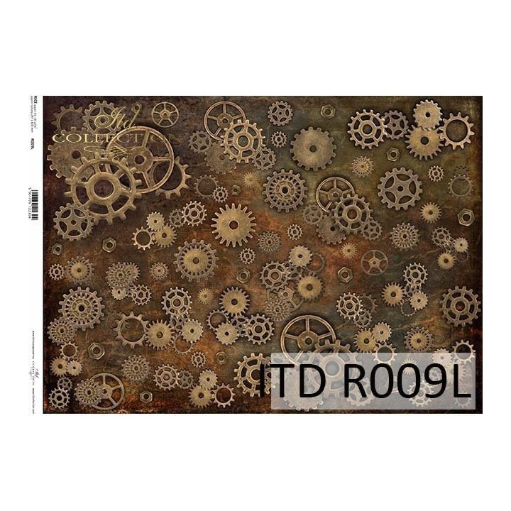 Rijstpapier R0009L Steampunk