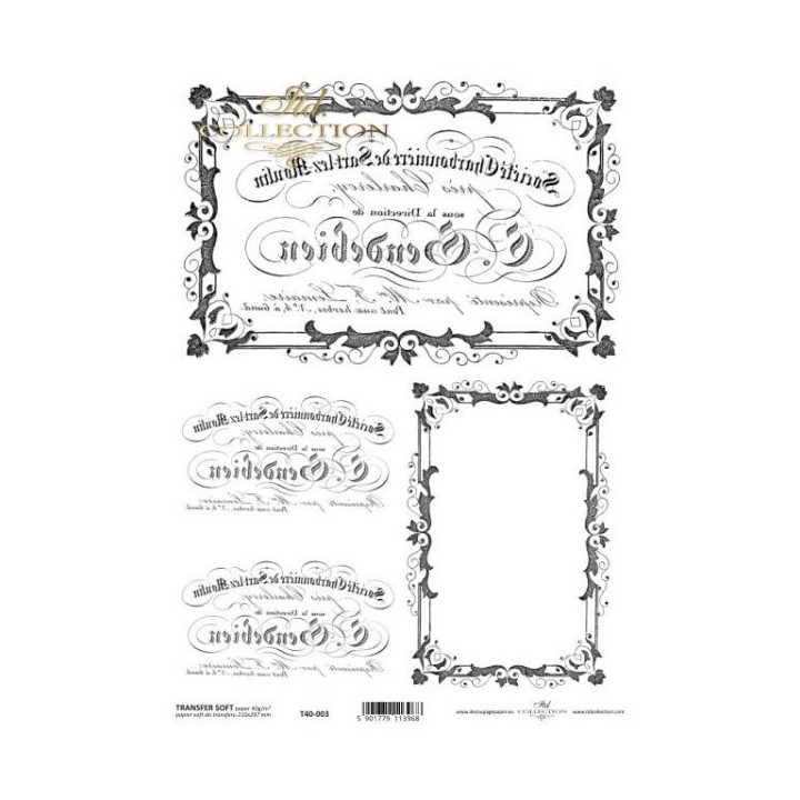 Transferpapier ITD T4003