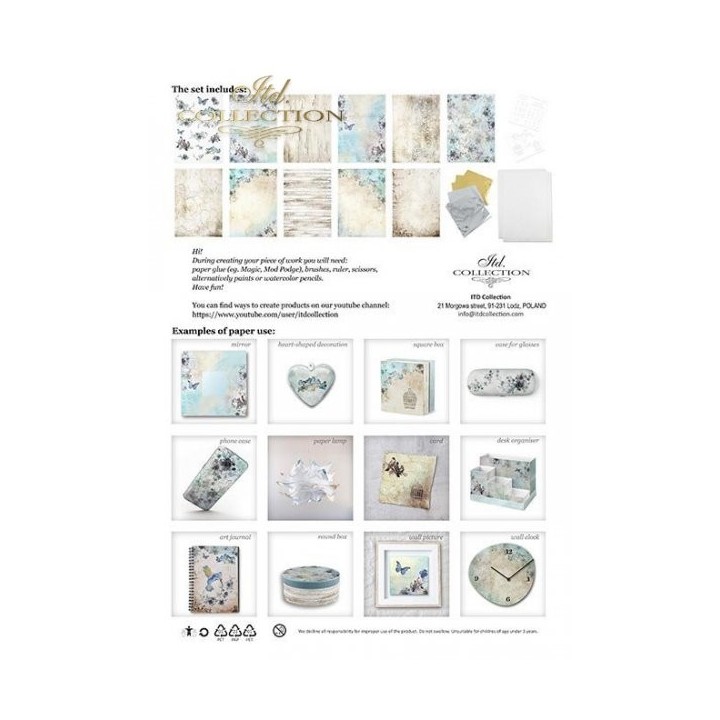 Creatieve set RS008 Zomer in blauw