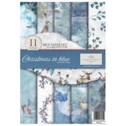 Creatieve set RP025 Kerstmis in blauw