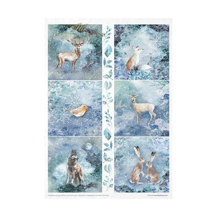 Creatieve set RP025 Kerstmis in blauw
