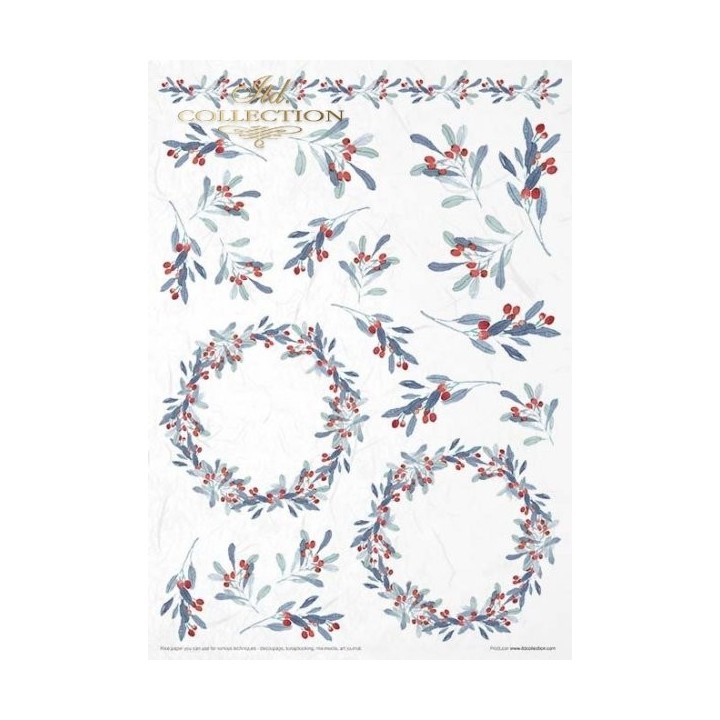 Creatieve set RP025 Kerstmis in blauw