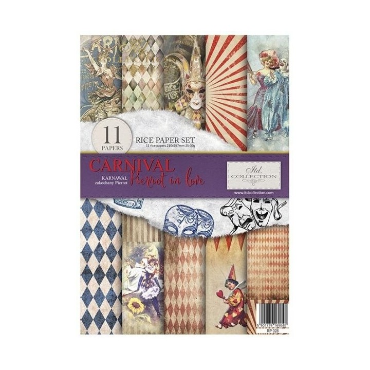 Creatieve set RP028 Carnaval - Pierrot verliefd
