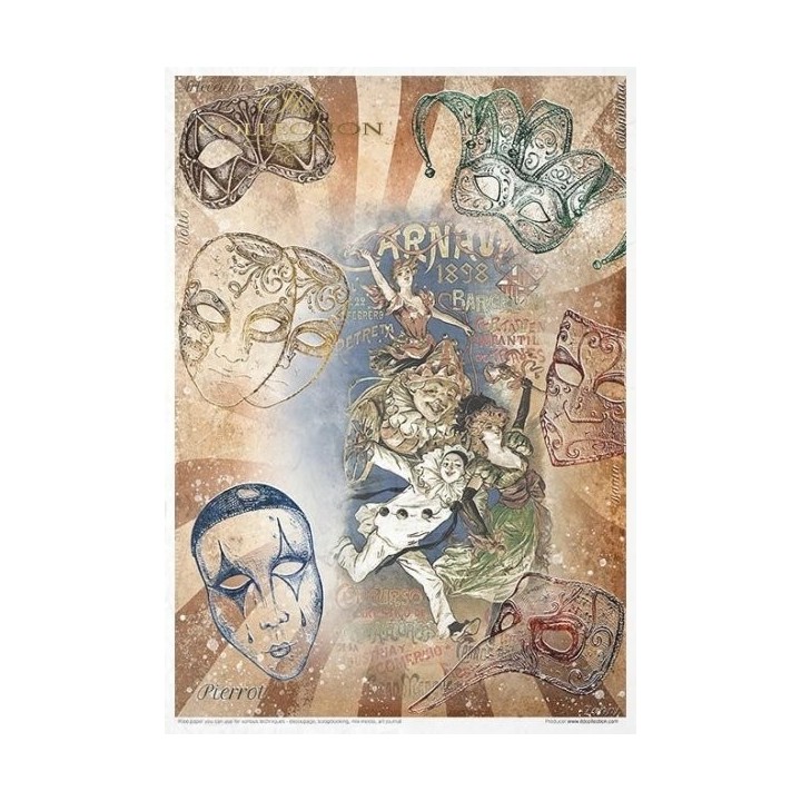 Creatieve set RP028 Carnaval - Pierrot verliefd