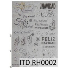 Rijstpapier RH0002 met Hot Print A5