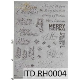 Rijstpapier RH0004 met Hot Print A5