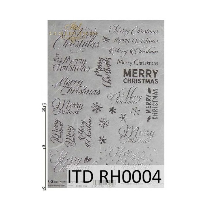 Rijstpapier RH0004 met Hot Print A5
