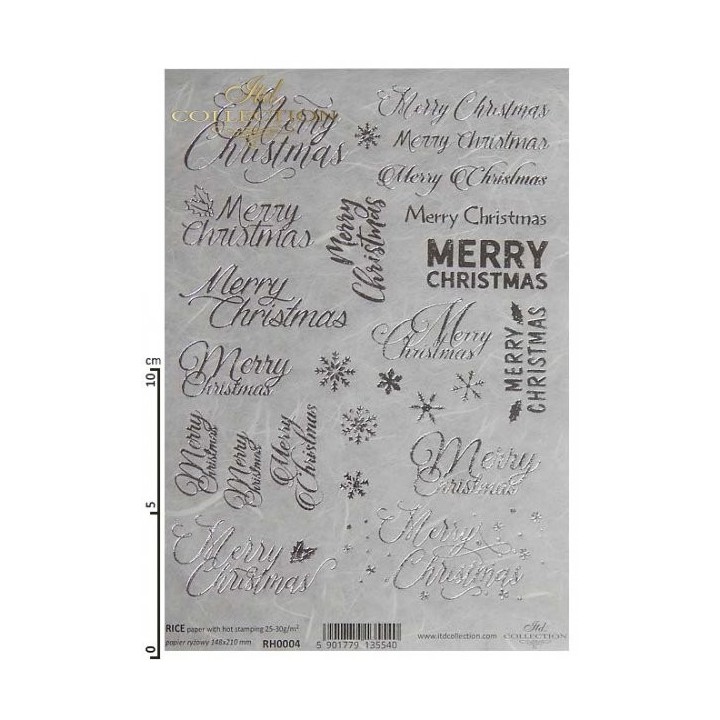 Rijstpapier RH0004 met Hot Print A5